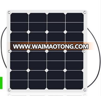 50W Sunpower Cell Semi-Flexible Solar Panel