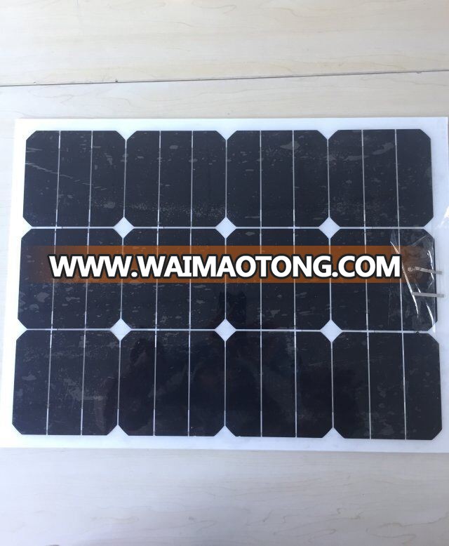 China Direct Wholesale Photovoltaic Cells Flexible Solar Panel 40watt 20.5V