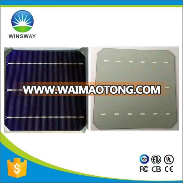 2018 Cheap Price High Efficiency Germany Solarworld Mono 156*156 3BB Solar Cells