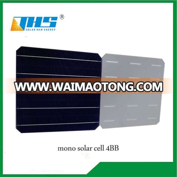 6 inch 156mm 19-19.6% efficiency mono 4.66-4.81w solar cell price,raw material for solar panel