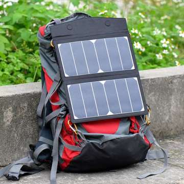 12W Foldable Solar Charger for The Mobile Phone Laptop